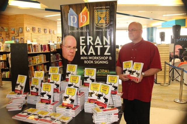 Eran Katz with his best-selling book "Where Did Noah Park His Ark"?